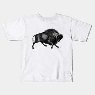 What is life? Cows run away from the storm while the buffalo charges toward it - and gets through it quicker. Kids T-Shirt